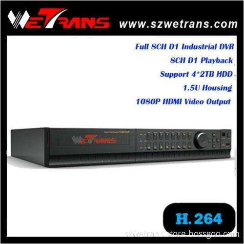 8CH H. 264 CMOS Indutrial Standalone 960h DVR (TD-8108M)
